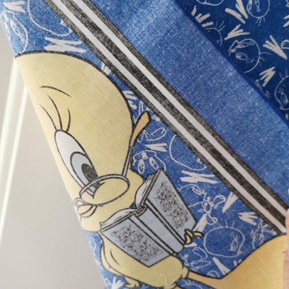 Tweety Bird Looney Tunes Bandana 1997, Vintage Nostalgia Cartoon Characters - Picture 6 of 9